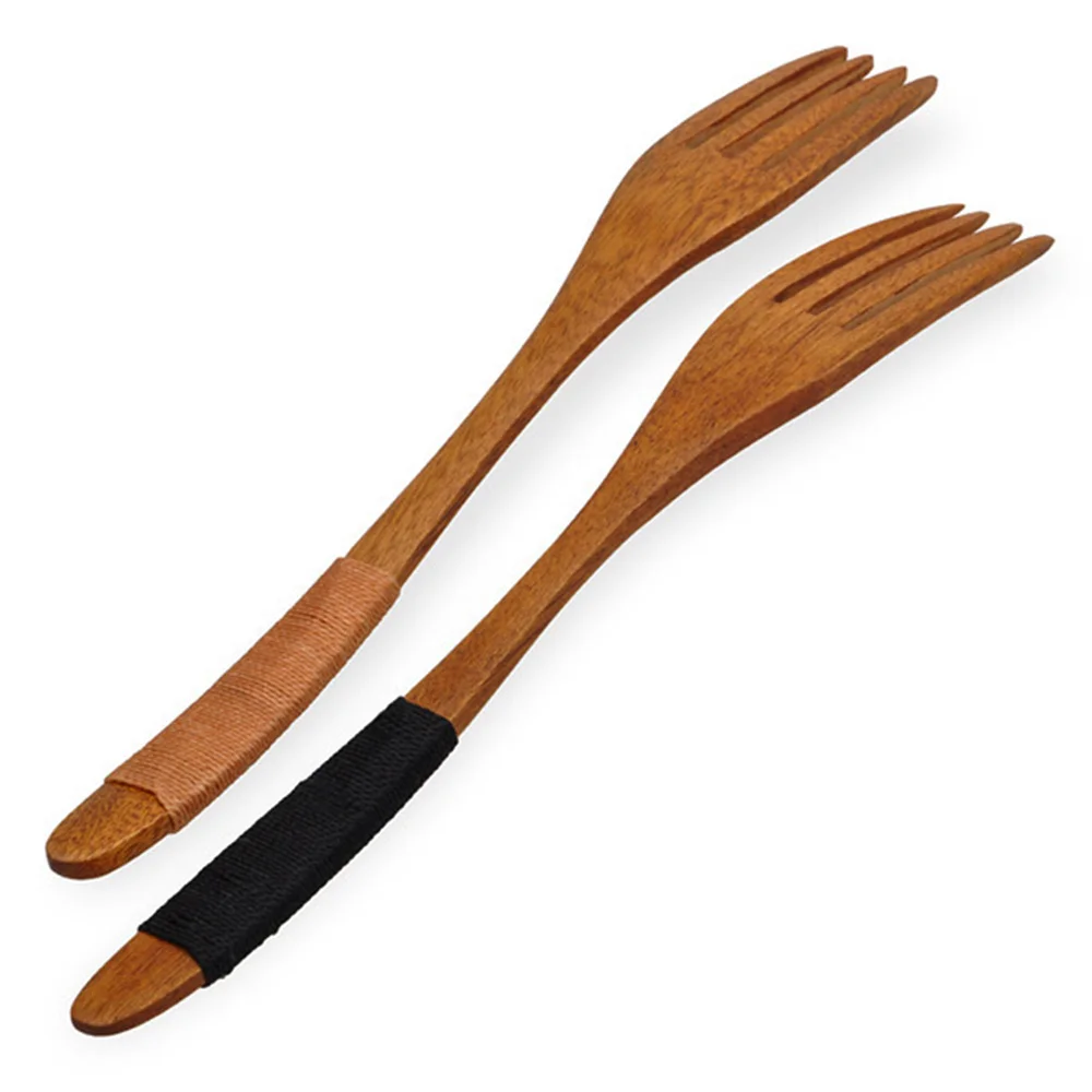 1 шт. Западная Посуда деревянные вилки десерт фрукты сервировка детская посуда