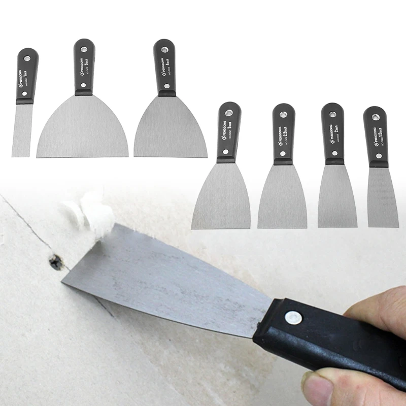 

7Pcs Scraper Set Putty Knife 1"-5" With Tool Storage Bag For Floor Wall Scraping
