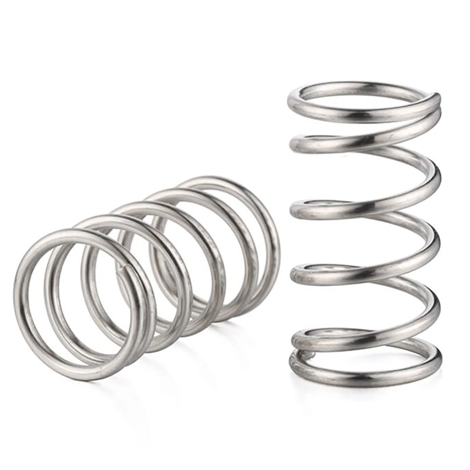 

4PCS 2x20mm Compression Spring, Wire Diameter 0.08'', Outer Diameter 0.78'', Free Length 0.39''-2'', Stainless Steel