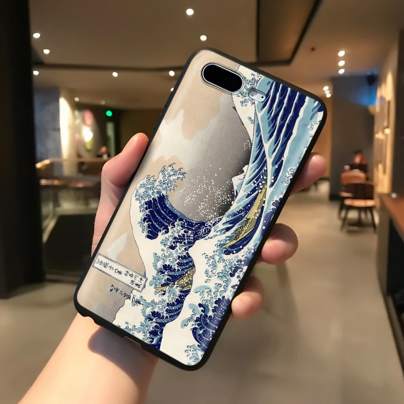YIMAOC The Great Wave off Kanagawa Японский силиконовый мягкий чехол для iPhone 12 Mini 11 Pro XS Max XR X 8 7 6 6S