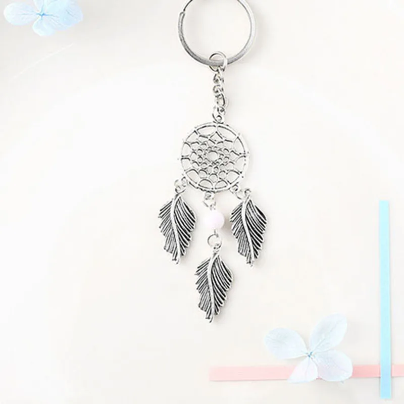 Брелок с кисточками в виде листьев снов автомобильный брелок из натурального