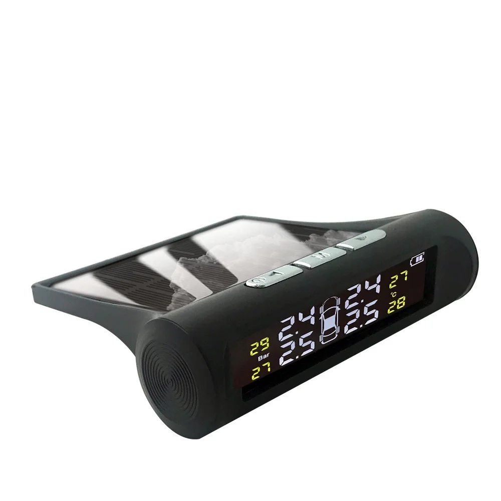 Встроенная беспроводная система контроля давления в шинах T2 на солнечной