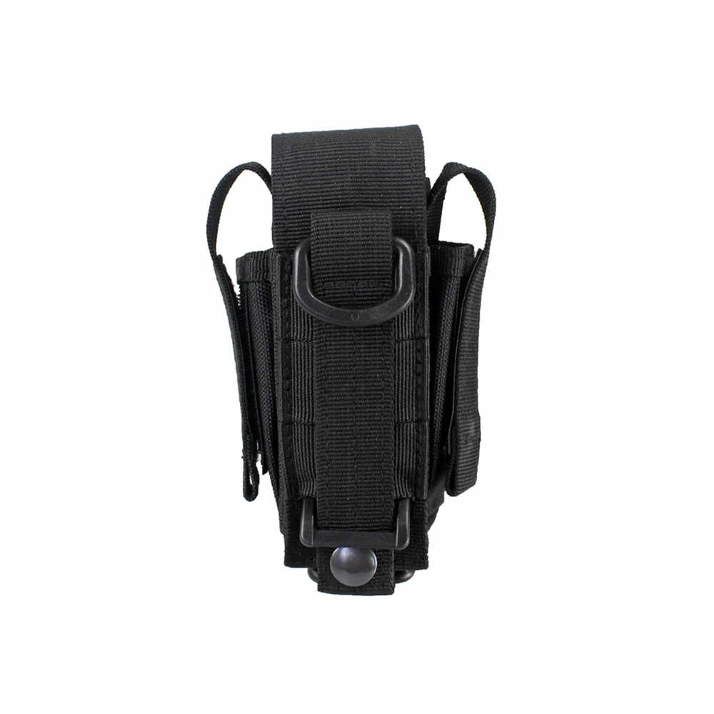 Black Pouch 1 шт., тактический Чехол, многофункциональный органайзер для инструментов, сумка для инструментов EDC, нейлоновый фонарик, карандаши, плоскогубцы, несколько карманных держателей, кобура, Сумка с клапаном - Цвет: Black Pouch