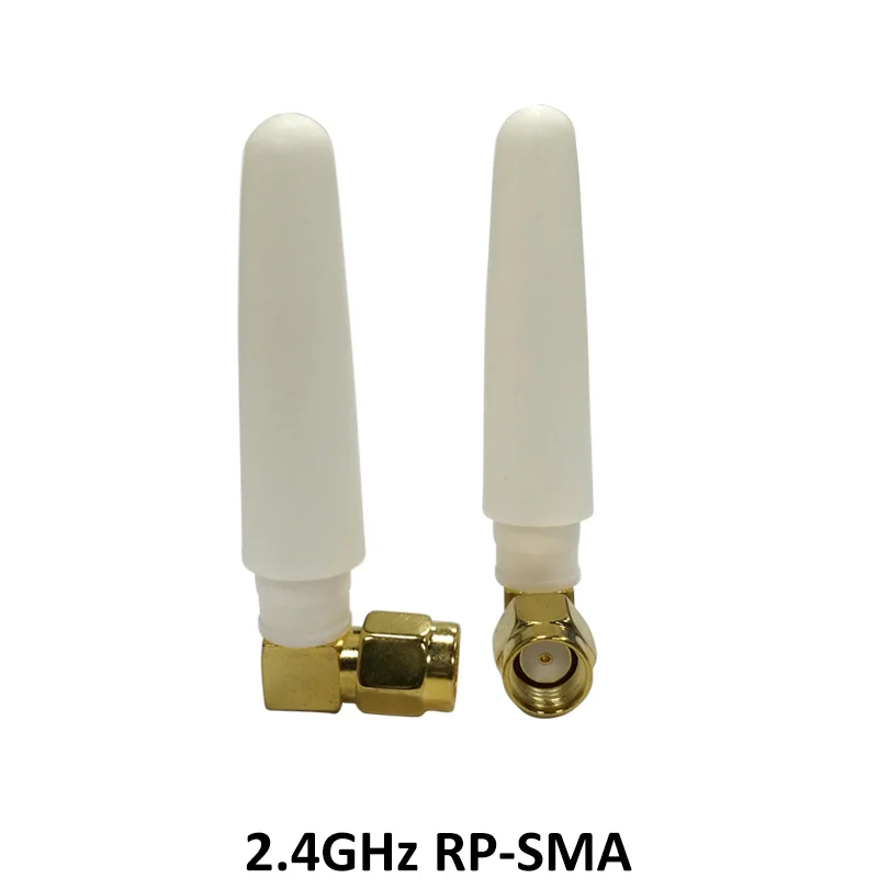 GRANDWISDOM 5pcs 2.4G antenna 2dbi sma female wlan wifi 2.4ghz antene pbx iot module router tp link signal receiver antena