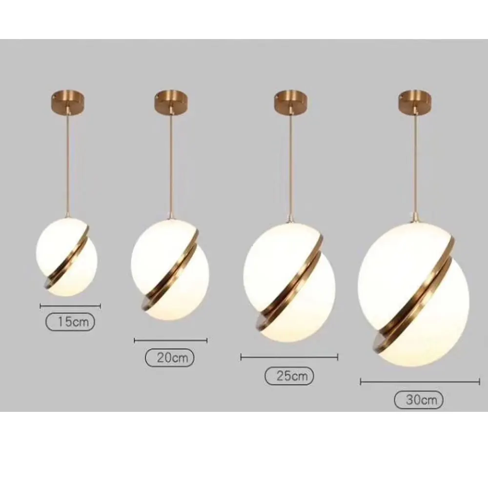 

Nordic modern Creative Hemisphere bubble led pendant light Caf iving room restaurant bedroom hanging lamp