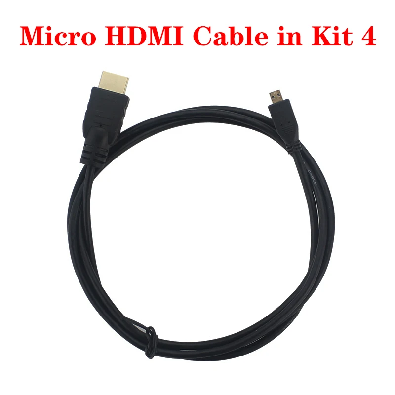 Чехол Raspberry Pi 4 Model B черный чехол из АБС пластика пластиковый корпус с алюминиевым