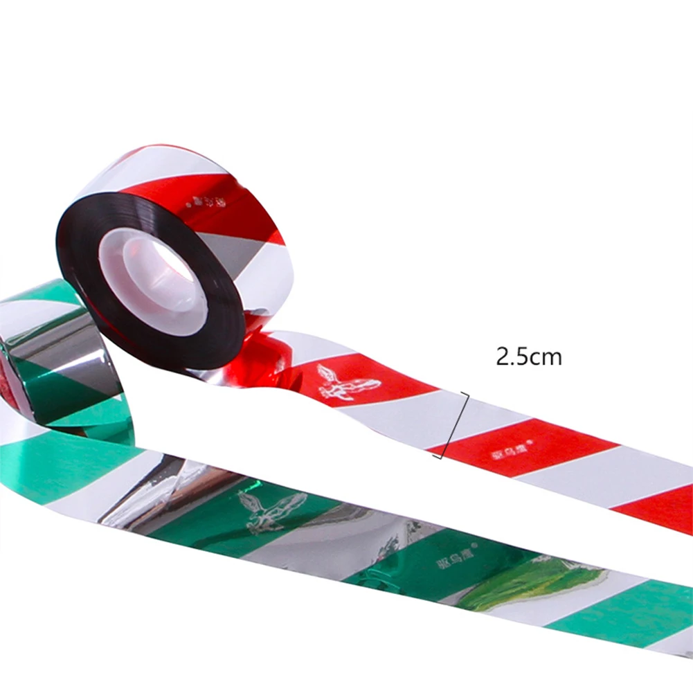 

Reflective Bird Scare Repeller Ribbons Agricultural Audible Repellent Bird Deterrent Tape Farm Garden Orchards Pest Control