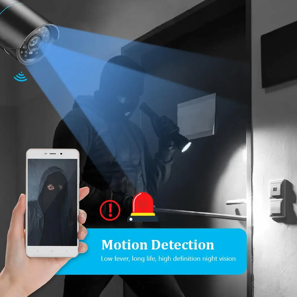 Камера видеонаблюдения 1 МП 2 Мп 5 IP66 водонепроницаемая с функцией ночного