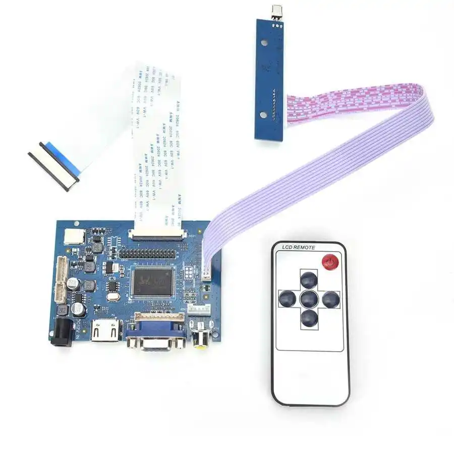 VGA 2AV Реверсивный драйвер платы подходит для 7 дюймов AT070TN92 800x480 ЖК