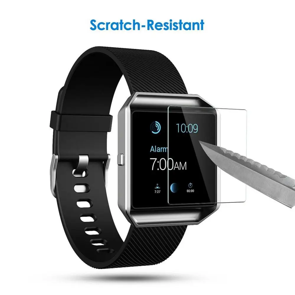 3 шт. защитная пленка для смарт часов Fitbit Blaze|Смарт-аксессуары| |