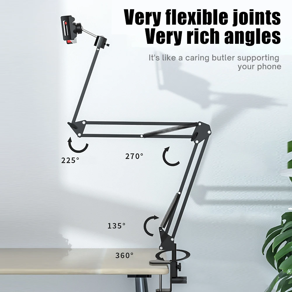 360 Adjustable Bed Tablet Stand for 4inch to 12.9inch Mobile Phones Tablets Lazy Arm Desk Mount Support iPad Mini | Компьютеры и офис