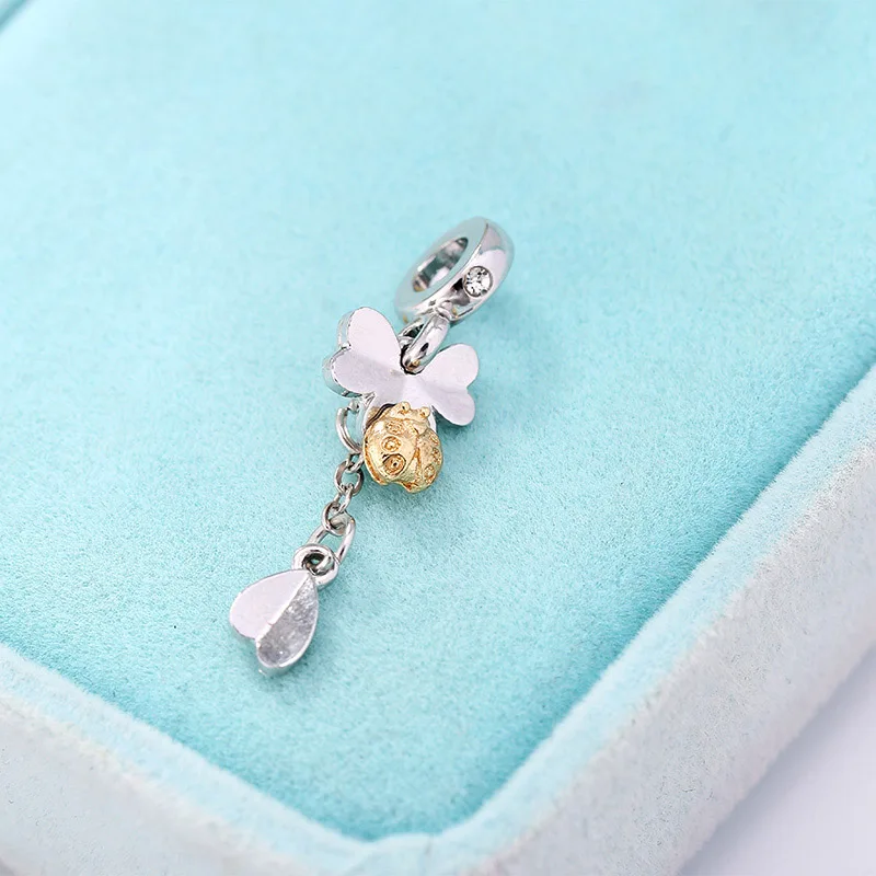 

Seialoy Summer Popular Style Butterfly Flower Beaded Charm Fit Original Women Children Bracelet & Necklace Jewelry Accessories