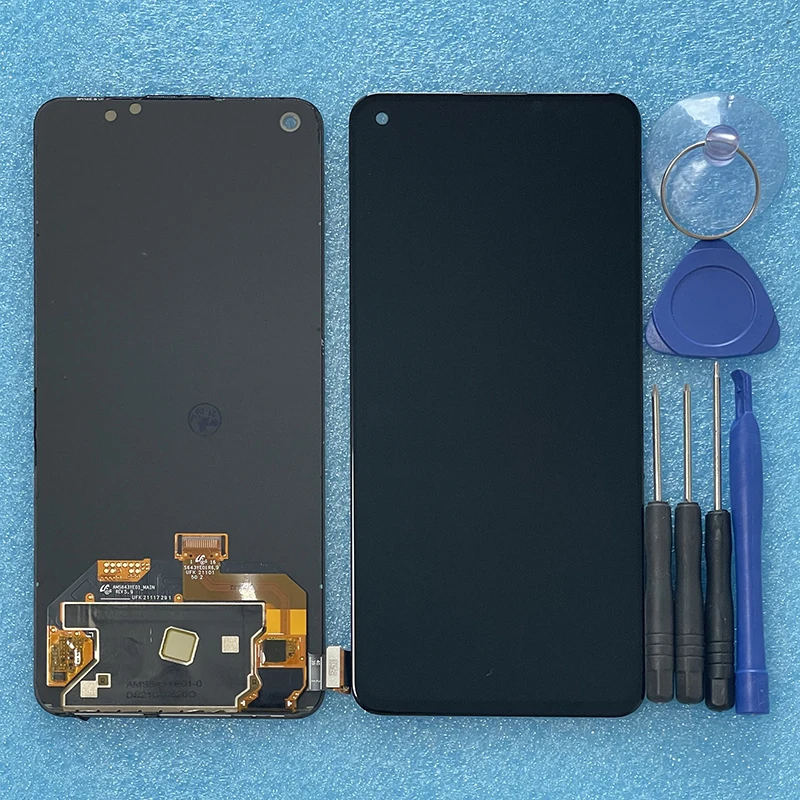 Pantalla AMOLED Original de 6,43 "para OnePlus Nord 2 5G DN2101/2103, marco de pantalla LCD + digitalizador de Panel t&aacute;ctil para OnePlus Nord2 5G Nord2-5