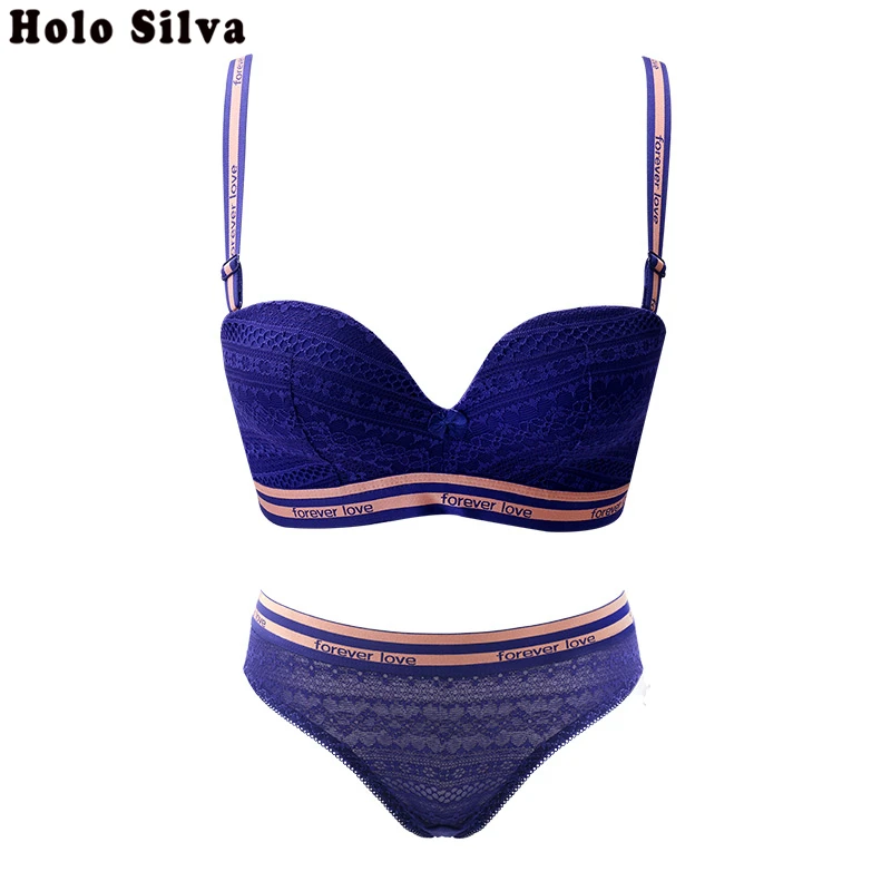 Женский бесшовный комплект нижнего белья бюстгальтер с чашкой 3/4 и трусики пуш ап