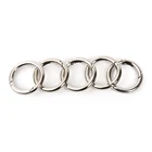 35 мм 5 шт.упак. круг металлический карабин с крюком пружинная защёлка круглый зажим для ключей с открывалкой для Кемпинг Альпинизм Пеший Туризм на открытом воздухе вешалка Наборы Новый