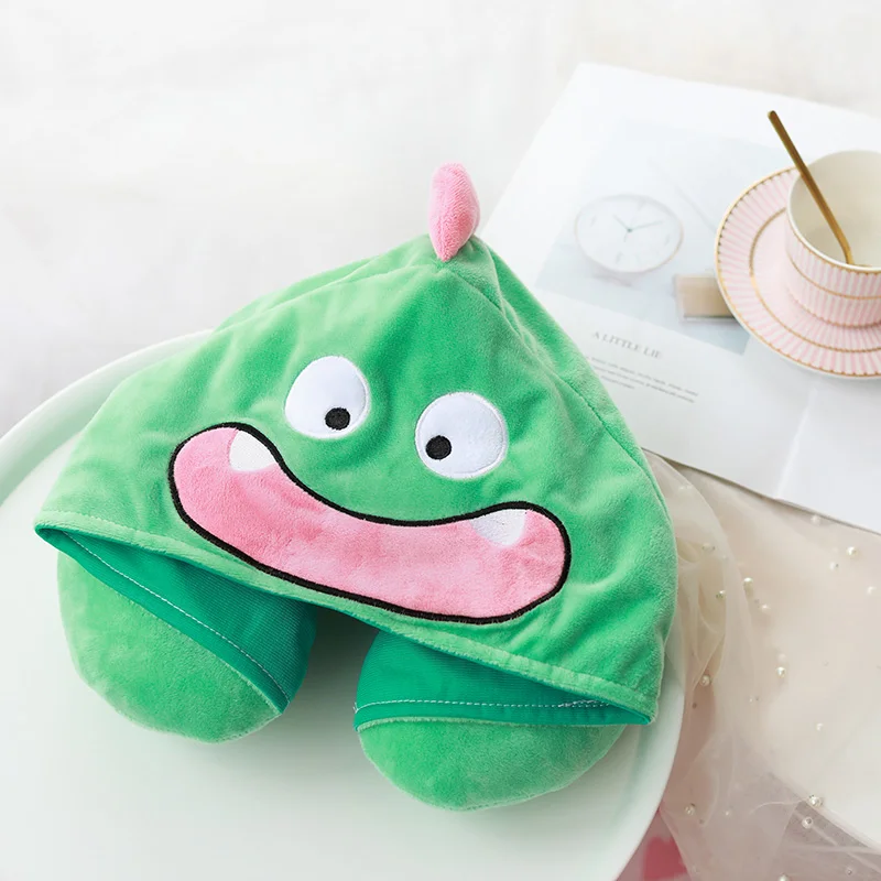 Толстовка с капюшоном U образной формы дорожная подушка для сна милая в виде