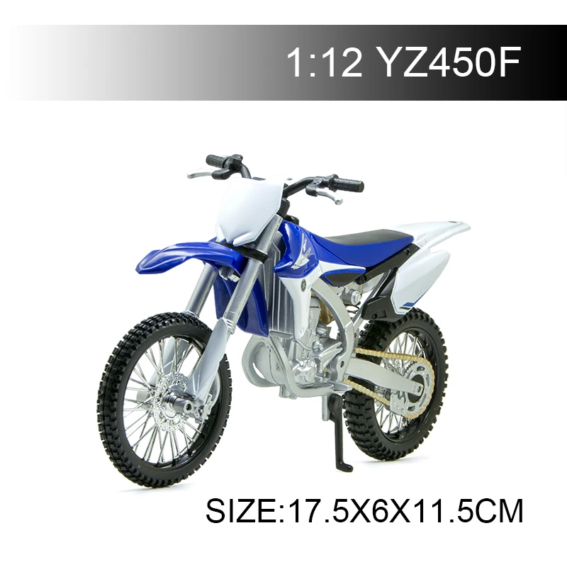 Внедорожный мотоцикл MAISTO YMH YZ450F модель мотоцикла масштаба 1:12 литый металлический