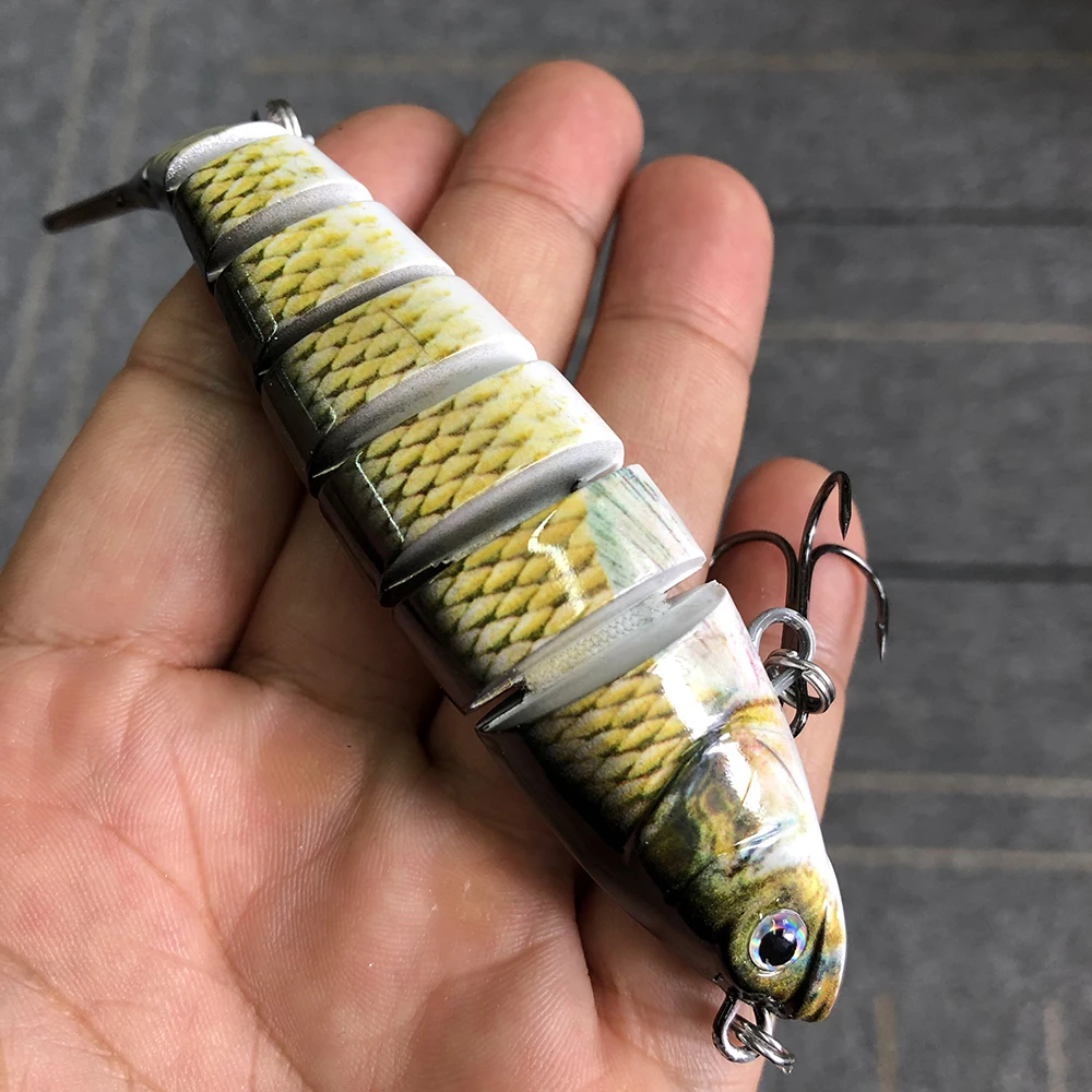 10 см 15 5 г рыболовная приманка 6 мультисекционных плавающая для рыбы