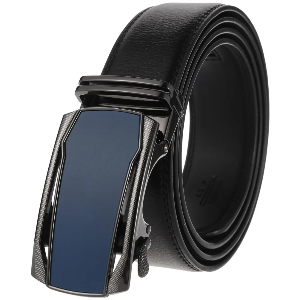 Male Designer Automatic Buckle Cowhide Leather Men's Belt Famous Brand Belt Luxury Belts Men Ceinture Homme belt LY236-22000-1