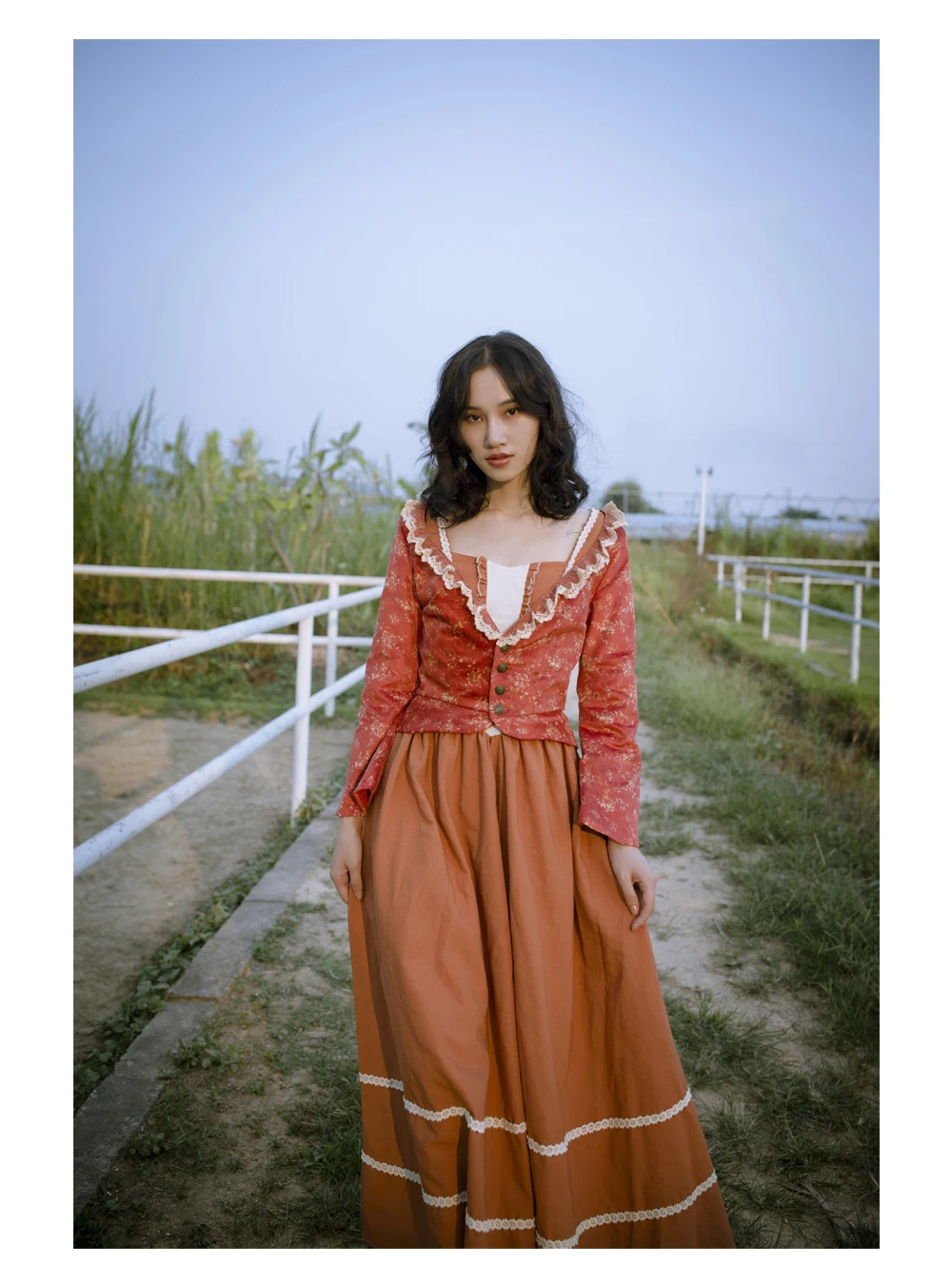 Женское длинное льняное платье в клетку с оригинальным дизайном|Женские платья| |