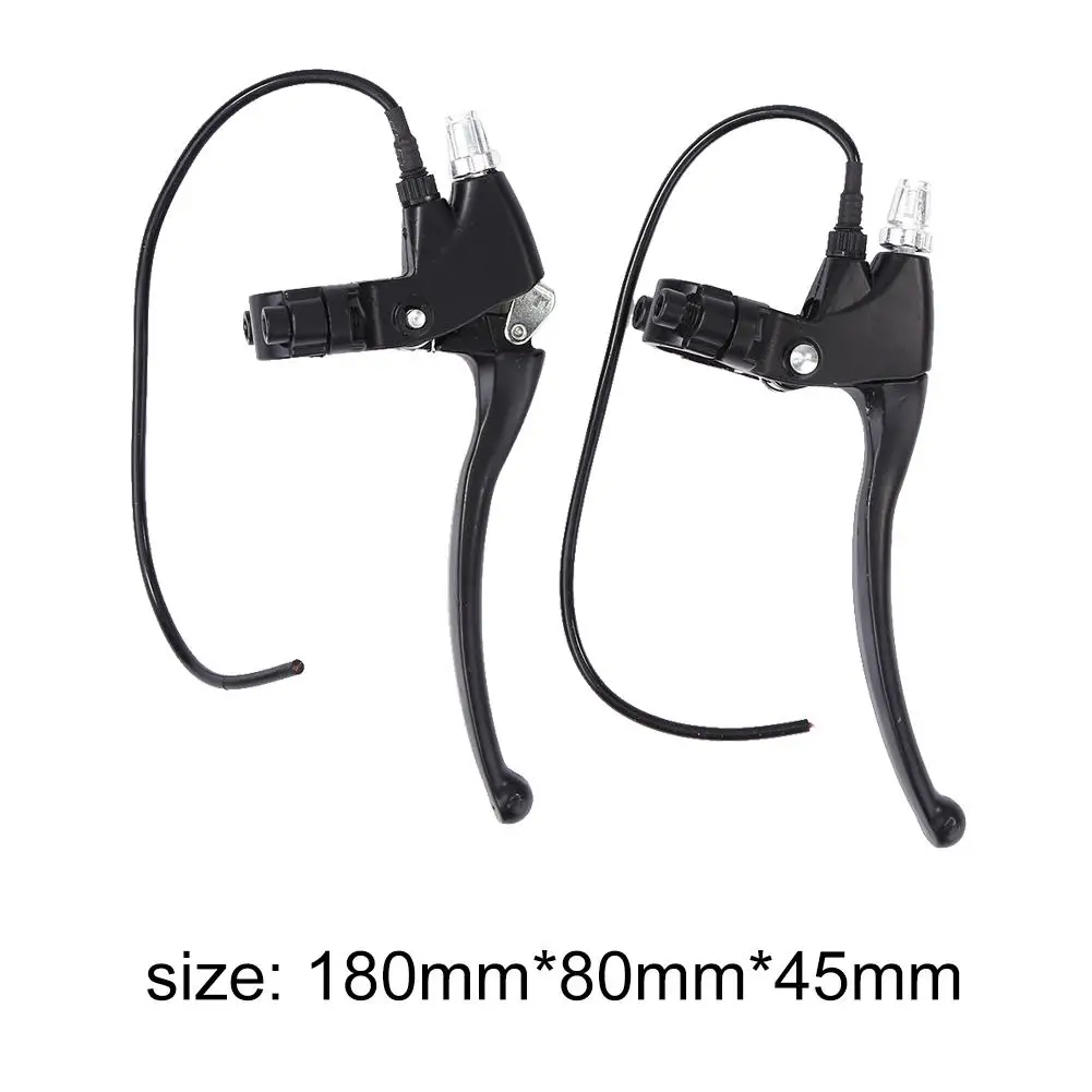 

Black Electric Scooter Vehicle Brakes Handles Alloy Clutch Front Rear Brake Handle Scooter Parts Cycling Supplies