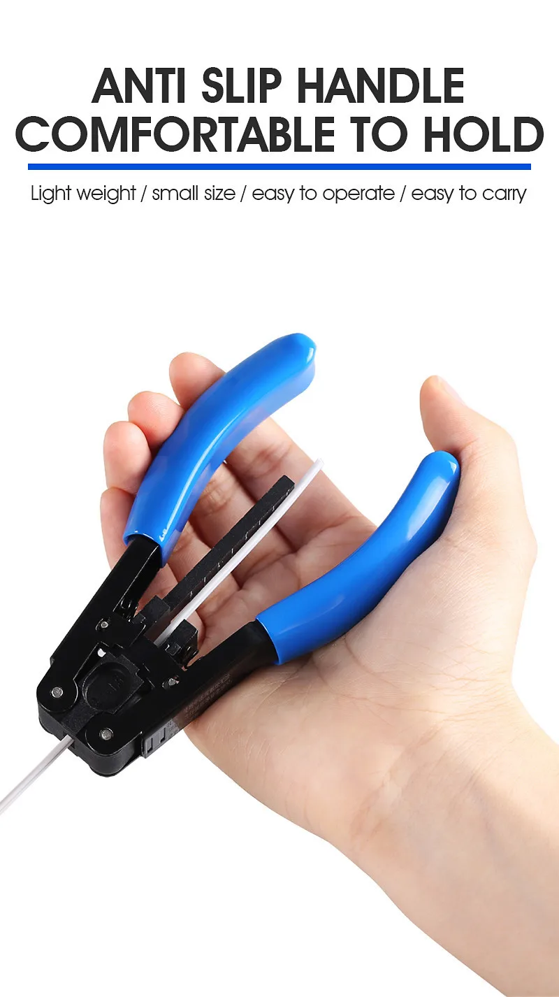 Fiber Stripping tool 5G communication Cable Wire Stripper 2.1*1.6mm Fiber Drop Cable Stripping Pliers