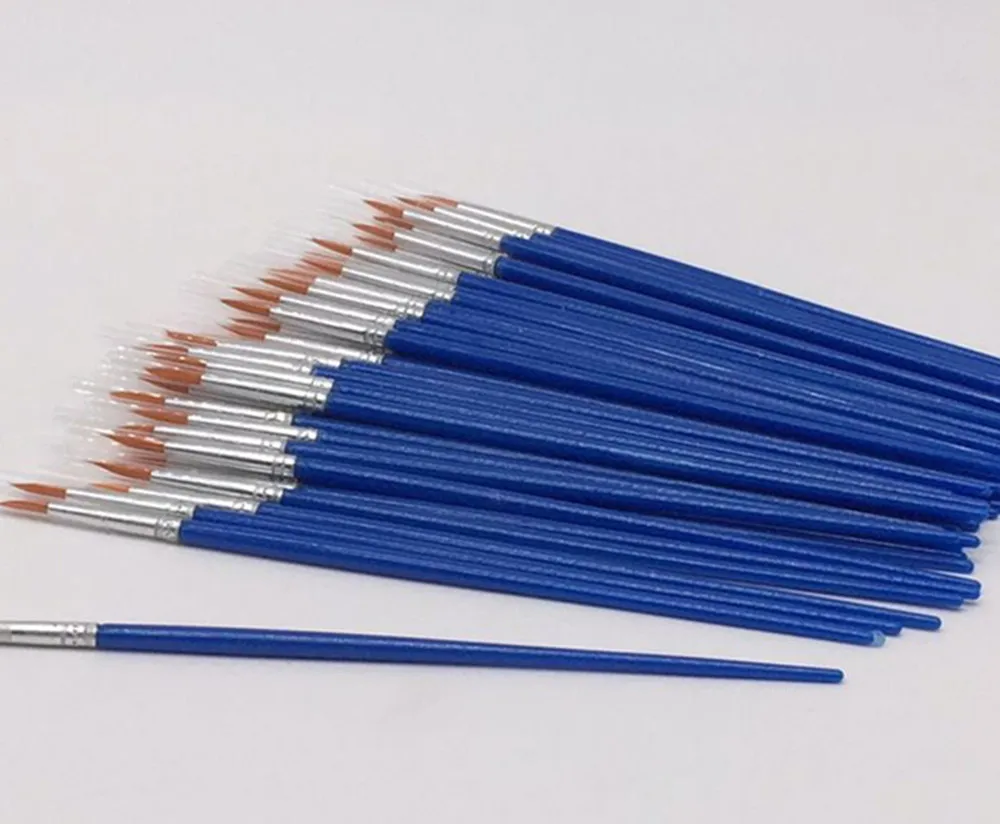 100 шт. тонкая ручная роспись тонкий крючок ручка для рисования ручки краски кисть