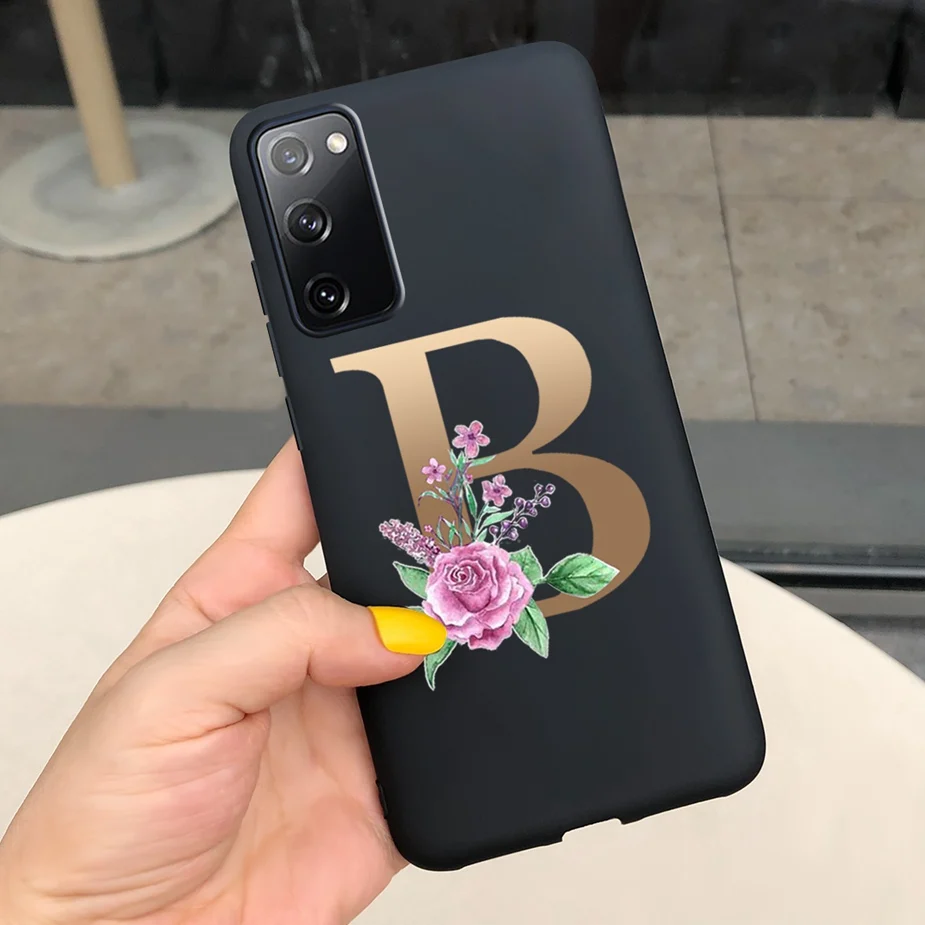 Cute Letters Case For Samsung Galaxy S20 FE Case S20FE Soft Silicone Soft Cover For Samsung S20 Fan Edition S20 Lite Phone Cases