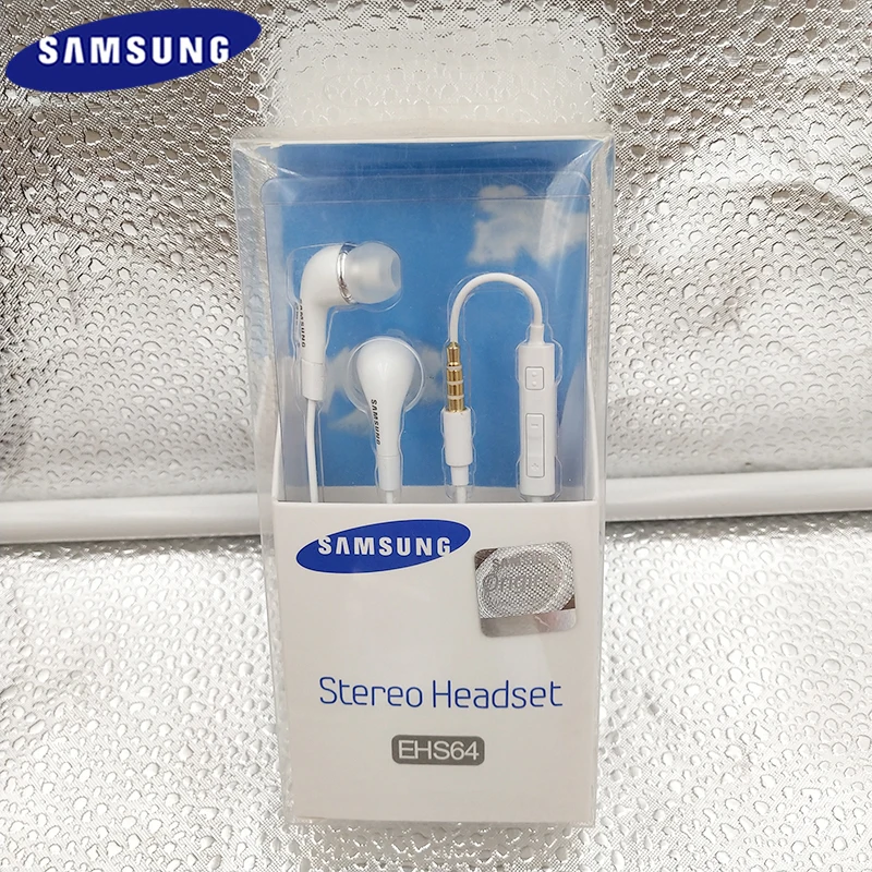 Наушники Samsung EHS64 гарнитура со встроенным микрофоном проводные наушники вкладыши