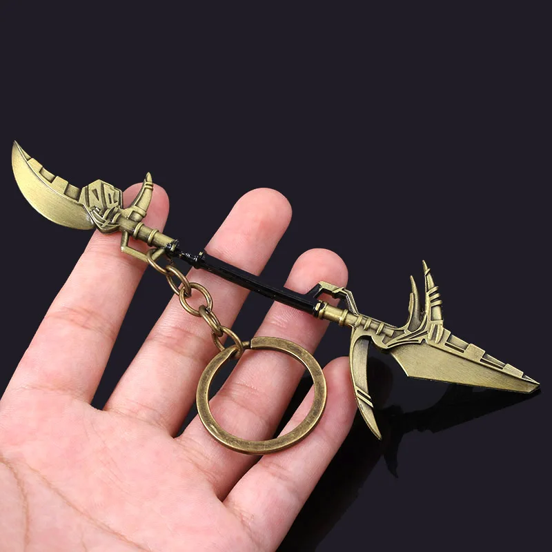 RJ Фильм Мстители бесконечные войны танос сын корвус Glaive оружие брелок стражи Галактики брелок для ключей для мужчин фанаты автомобильные аксессуары