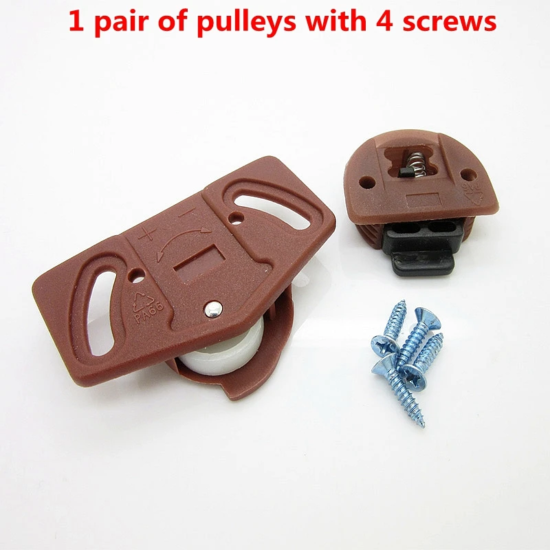 Комплект Ролик для шкафа раздвижных дверей 4 пары