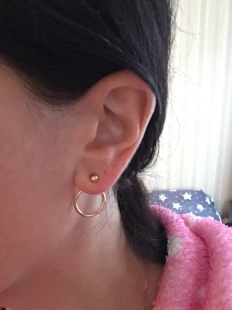 Новые Модные Простые геометрические круглые металлические серьги золотистого