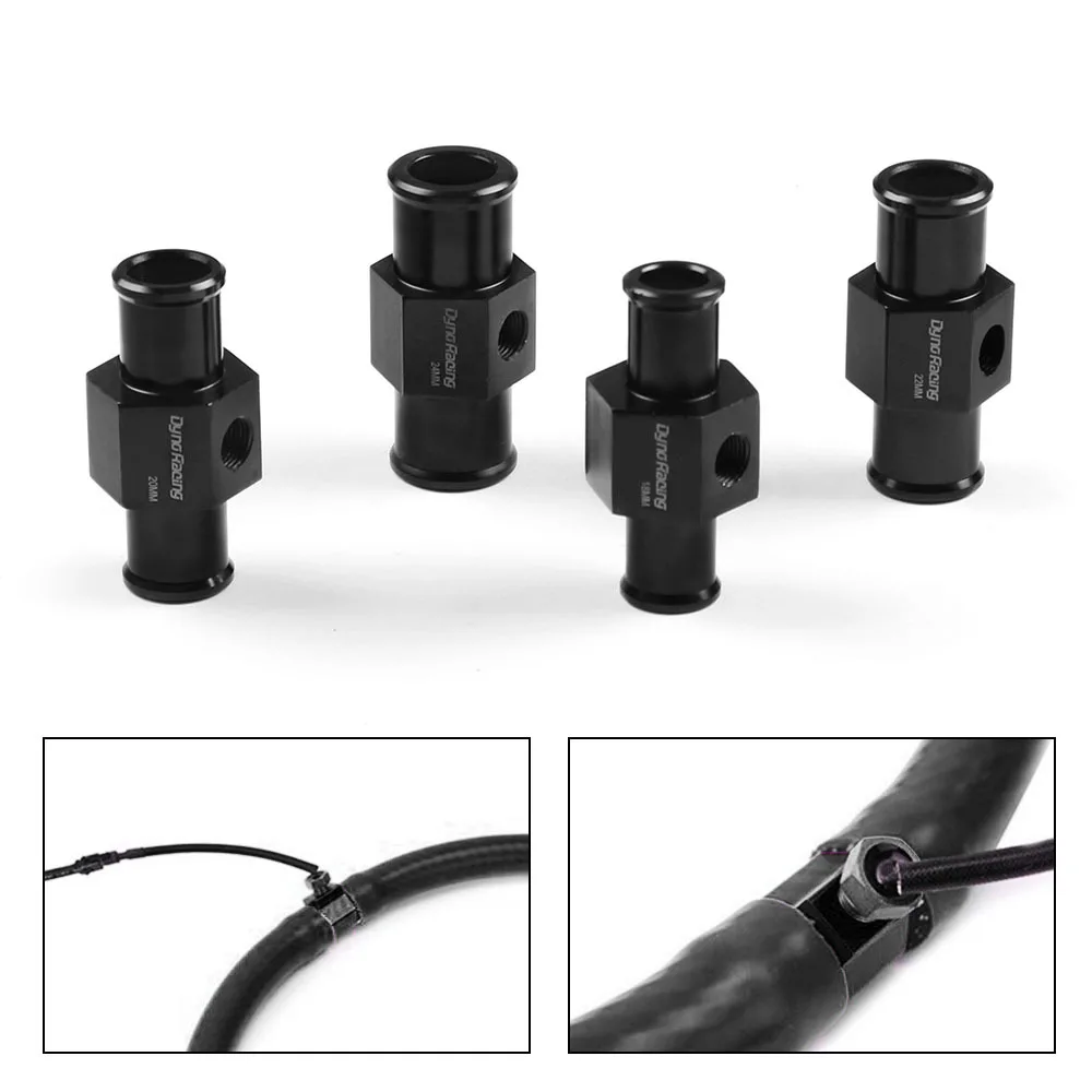 

Dynoracing Water Temp Gauge Radiator Temperature Water Temp Joint Pipe Sensor 18MM 20MM 22MM 24MM Hose Adapter
