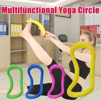 yoga circle equipment yoga ring pilates workout ring loop waist shoulder shape pilates bodybuilding for home training accessorie