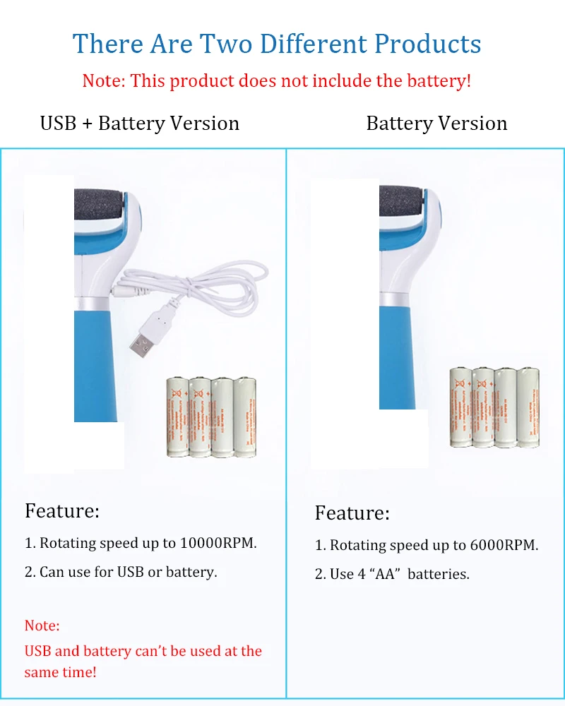 Электрический пилочка для ухода за ногами средство удаления омертвевшей кожи