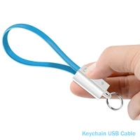 portable usb cable keychain type c micro usb data short cables for samsung s9 huawei xiaomi mi9 mini key chain charger cord wire