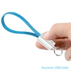 Портативный USB-кабель брелок Type C Micro usb кабель для передачи данных короткие кабели для Samsung S9 Huawei Xiaomi Mi9 Мини Брелок Зарядное устройство шнур провод