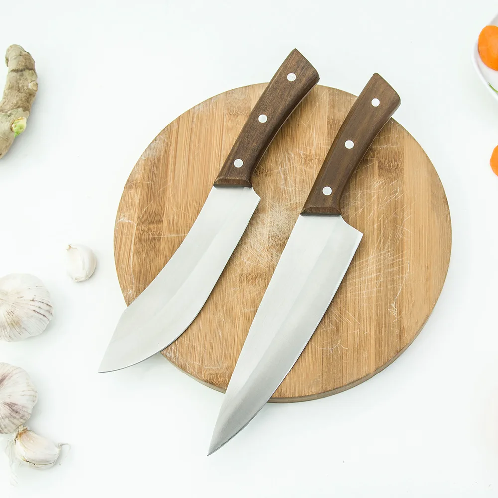 

Pig slaughter knife stainless steel slaughter knife rosewood handle cutting meat kill sheep kill ox pick bone knife