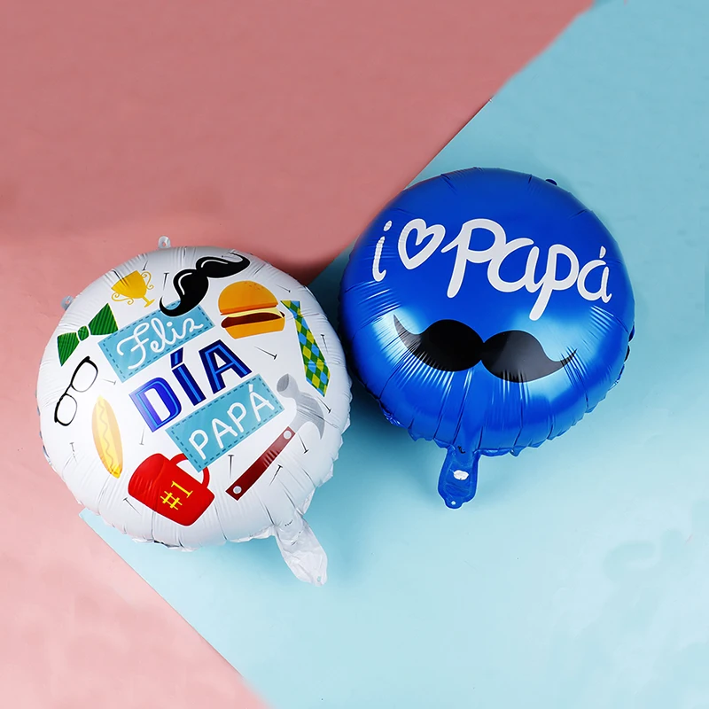 

10pcs balloons Happy Father's Day Helium Globos Feliz Dia Super Papa Balloon