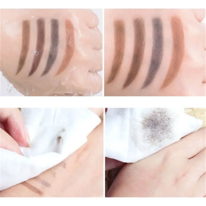 4 цвета пудра для бровей палитра макияжа натуральные коричневые тени 3d-тени набор