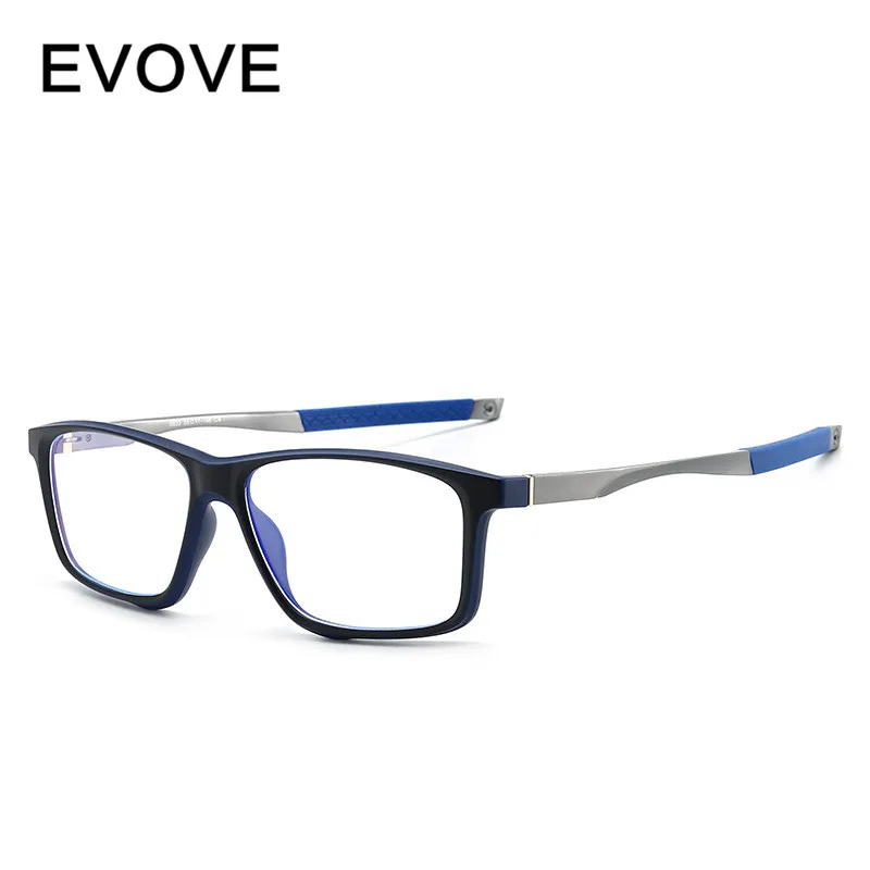 

Evove Sports Male Eyeglasses Frames Women TR90 Glasses Men Fashion Driving Outdoor Spectacles for Prescription Myopia