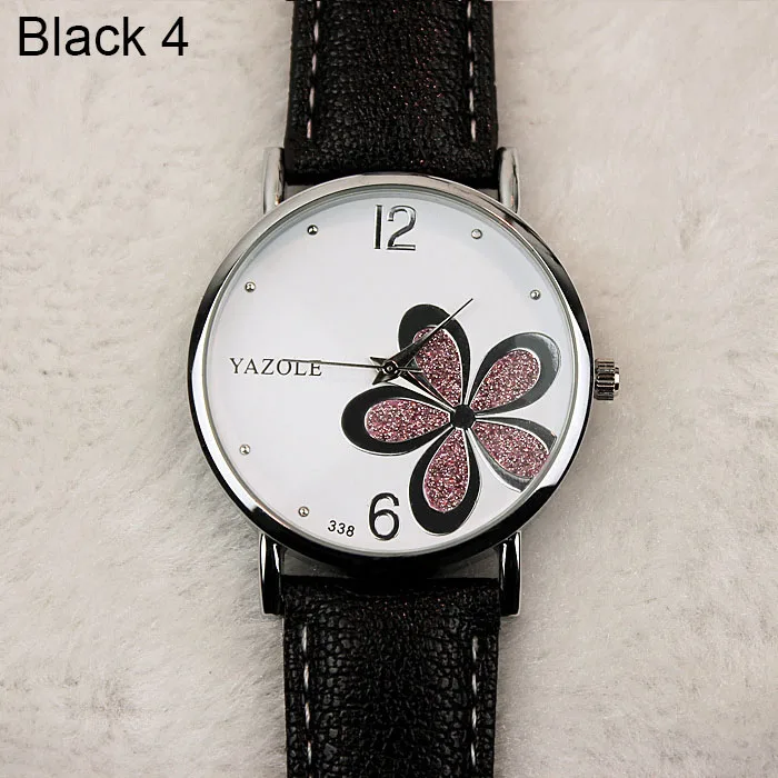 

Watches Women Fashion Leather Strap Flower Female Clock Ladies Quartz Wrist Watch Montre Femme Relogio Feminino