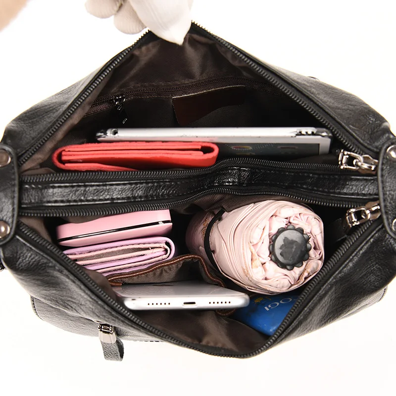 

Fashion Women Shoulder Messenger Bag Waterproof PU Leather Package Large Capacity Casual Trave Bag Crossbody Bag