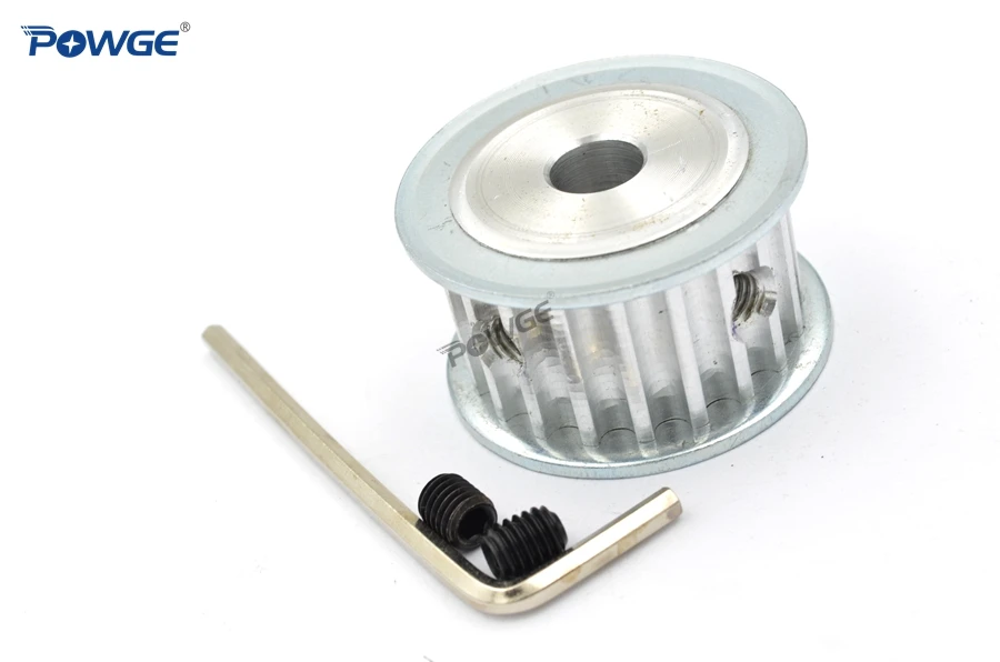 POWGE 22 Teeth HTD 5M Synchronous Timing Pulley Keyway Bore 8/10/12/14/15/16/17/18/19/20mm for Width 15/20mm HTD5M 22Teeth 22T |