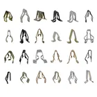 Автомобильный металлический зажим для заклепок навигация Радио DVD звук CD приборная панель центральная консоль Панель Авто U-образный Железный зажим застежка кнопка