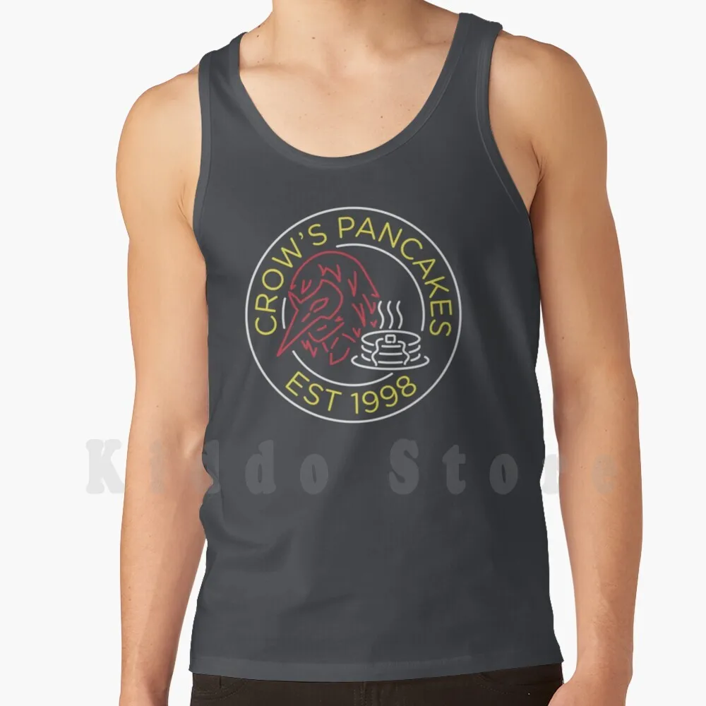 

Майка-жилет Persona 5 «короны и блины», 100% хлопок, Persona 5 Atlus Shin Megami Tensei Crow Robin Hood