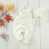 baby rompers sleeveless newborn infant kids unisex sweaters jumpsuits outfits autumn winter warm knitted childrens clothes 2pcs