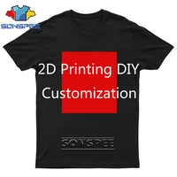sonspee diy cotton 2d print create customer design animephotostaryou wantsinger pattern kid t shirt sublimation top clothing