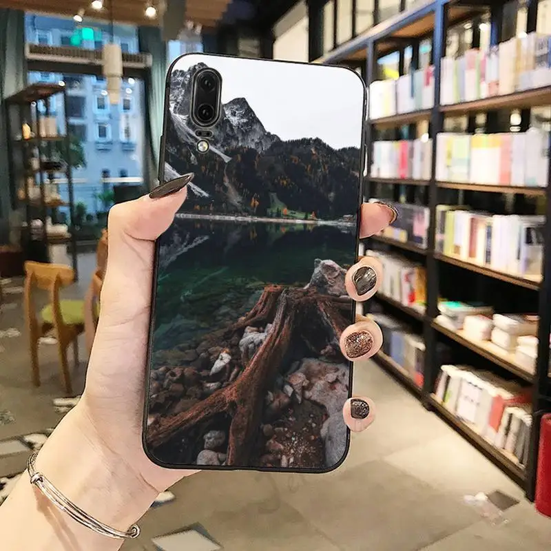 

Mountain Pine Tree Forest pattern high quality Phone Case funda For Huawei honor Mate P 10 20 30 40 Pro 10i 9 10 20 8 x Lite