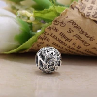 authentic 925sterling silver beads creative fashionable cherry blossom beads fit original pandora bracelet for women diy jewelry